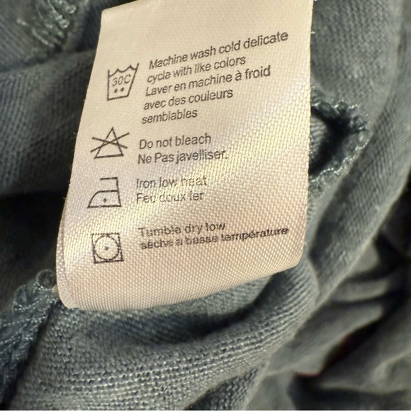 CHA Graphic Tee Aegean Baltic Caribbean Soft Gray - Linen Blend - Anthropologie - Picture 7 of 7